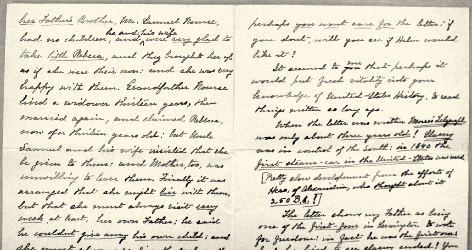 Esther's letters