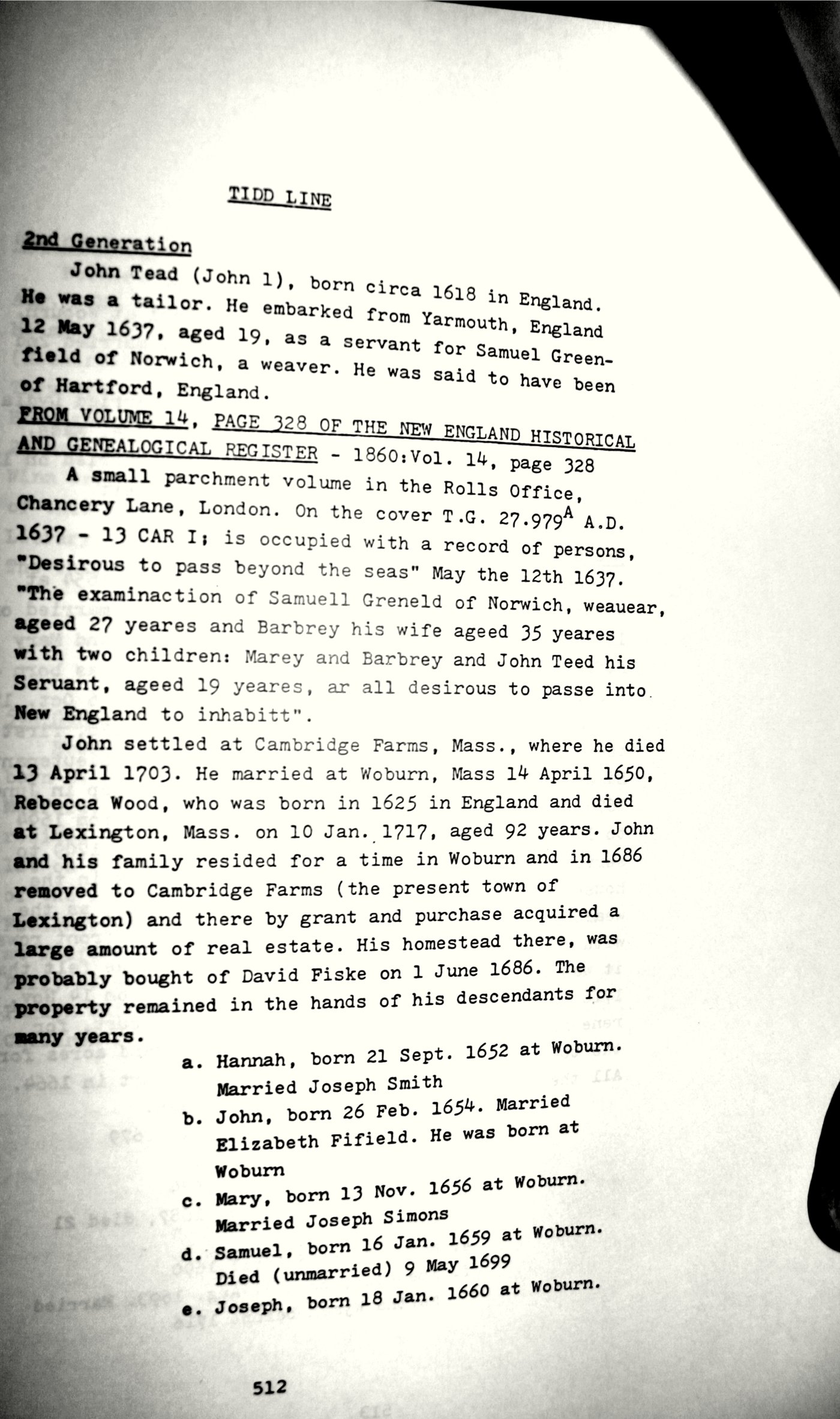 Typescript page on the second generation