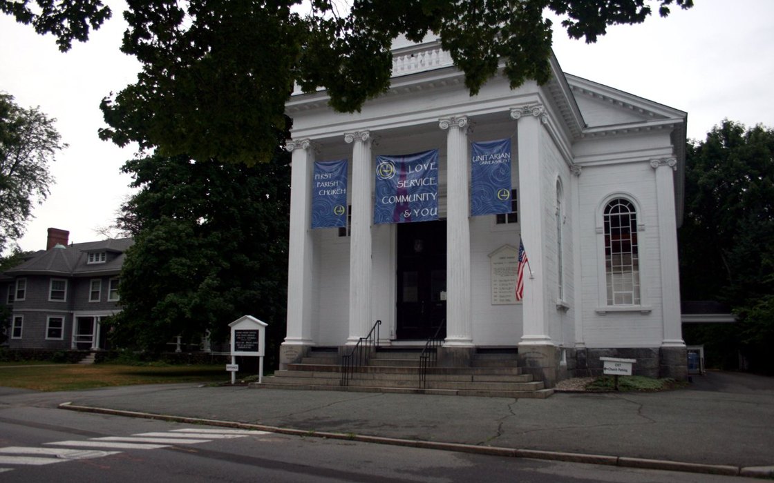 First Parish in Lexington, found from a grandfather's polaroid